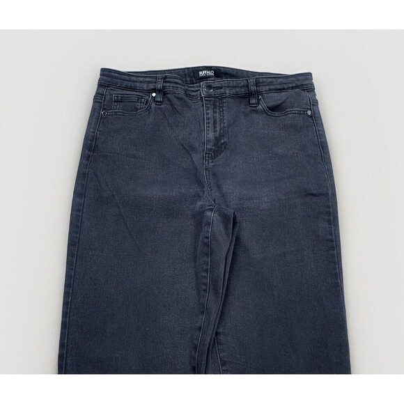 Buffalo David Bitton Jeans Womens 12 Mollie High Rise Skinny Black Measure 33x27 - Picture 6 of 10